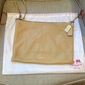 Coach Purse/Crossbody Cream colored soft leather